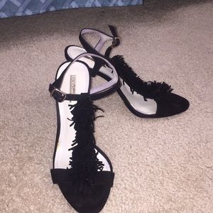 BCBGeneration suede T strap heels
